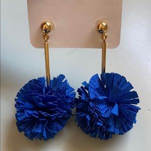 J. Crew Pom Pom earrings